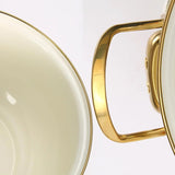 Vintage Deep Flower Cooking Pot with Glass Lid – Nonstick Thick Saucepan with Dual Handles 🍲🌸