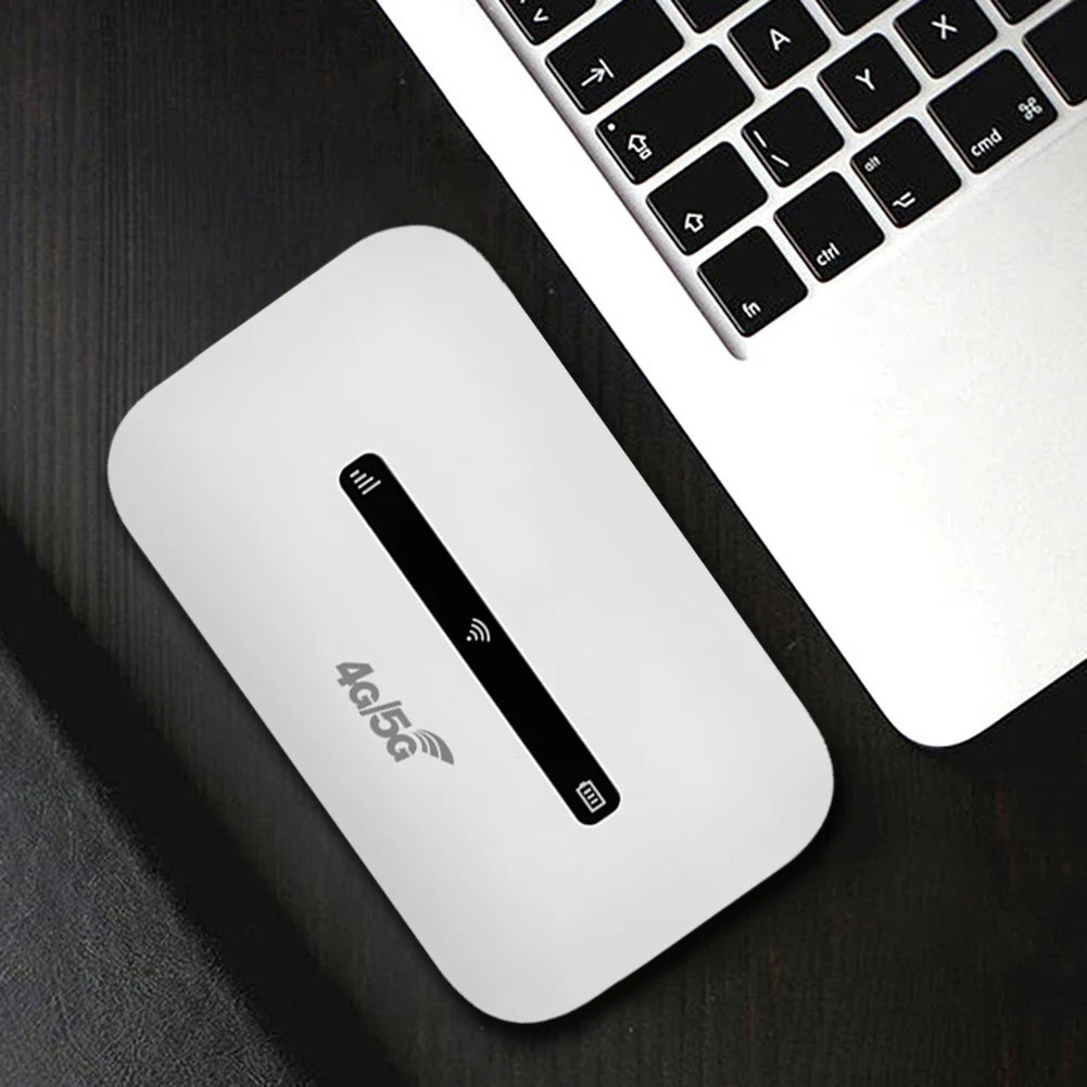 4G LTE Portable WiFi Hotspot – 150Mbps Mobile Router with SIM Card Slot, Supports 8–10 Users for Car & Travel