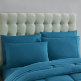 7-Piece Bed-in-a-Bag Down-Alternative Comforter Set – King Size All-Season Microfiber Bedding