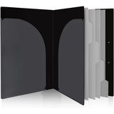 Accordion File Manager – 5 Pocket Expansion Folder with Pockets, Portable Paper Organizer for School & Office (Blue)