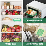 Kids Microwave-Safe Lunch Box Food Warmer – Leakproof Split PP Plastic Lunch Container