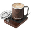 Pabiflo Coffee Mug Warmer & Mug Set – 36 W Electric Cup Heater with Auto-Shut-Off Timer (16 oz Smart Mug)