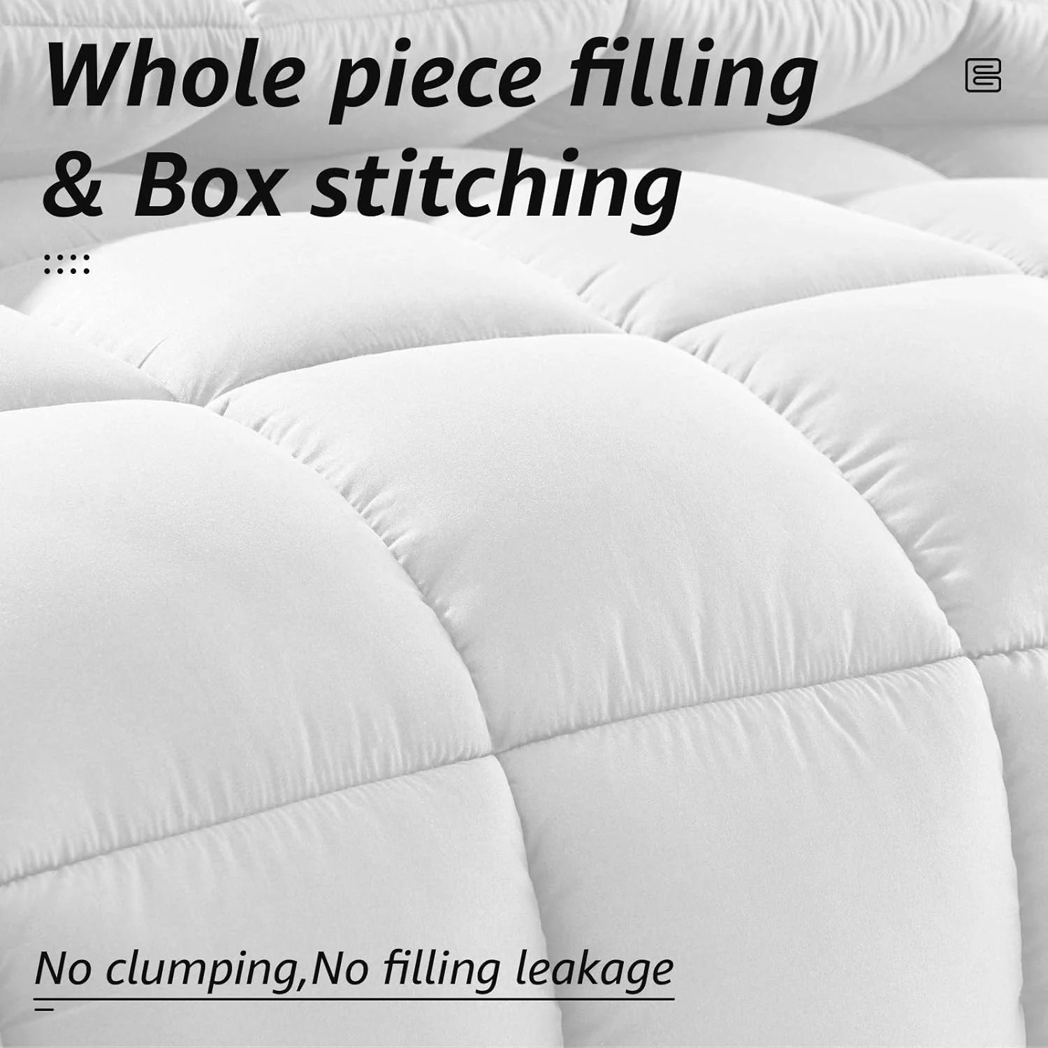 Luxurious All-Season Microfiber Quilt (Twin/Queen/King) – Lightweight, Breathable & Stain-Resistant Bed Comforter