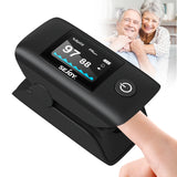 Sejoy Digital Wrist Blood Pressure Monitor with Finger Pulse Oximeter – OLED Blood Oxygen, Heart Rate & BP Monitor for Home Use