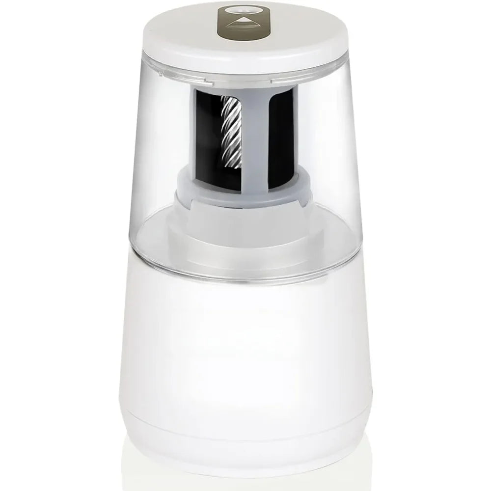 Electric Pencil Sharpener – Heavy-Duty Helical Blade, Auto-Stop for No.2 & Colored Pencils (6-8 mm)