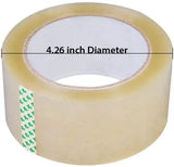 5 Rolls Clear Packing Tape – 2″×110 Yards Strong Adhesive Shipping Tape for Moving, Storage & Box Sealing