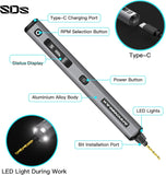 “4-Speed Mini Electric Drill Pen with Benchtop Press – Portable Engraving & DIY Rotary Tool for Crafting & Precision Work”