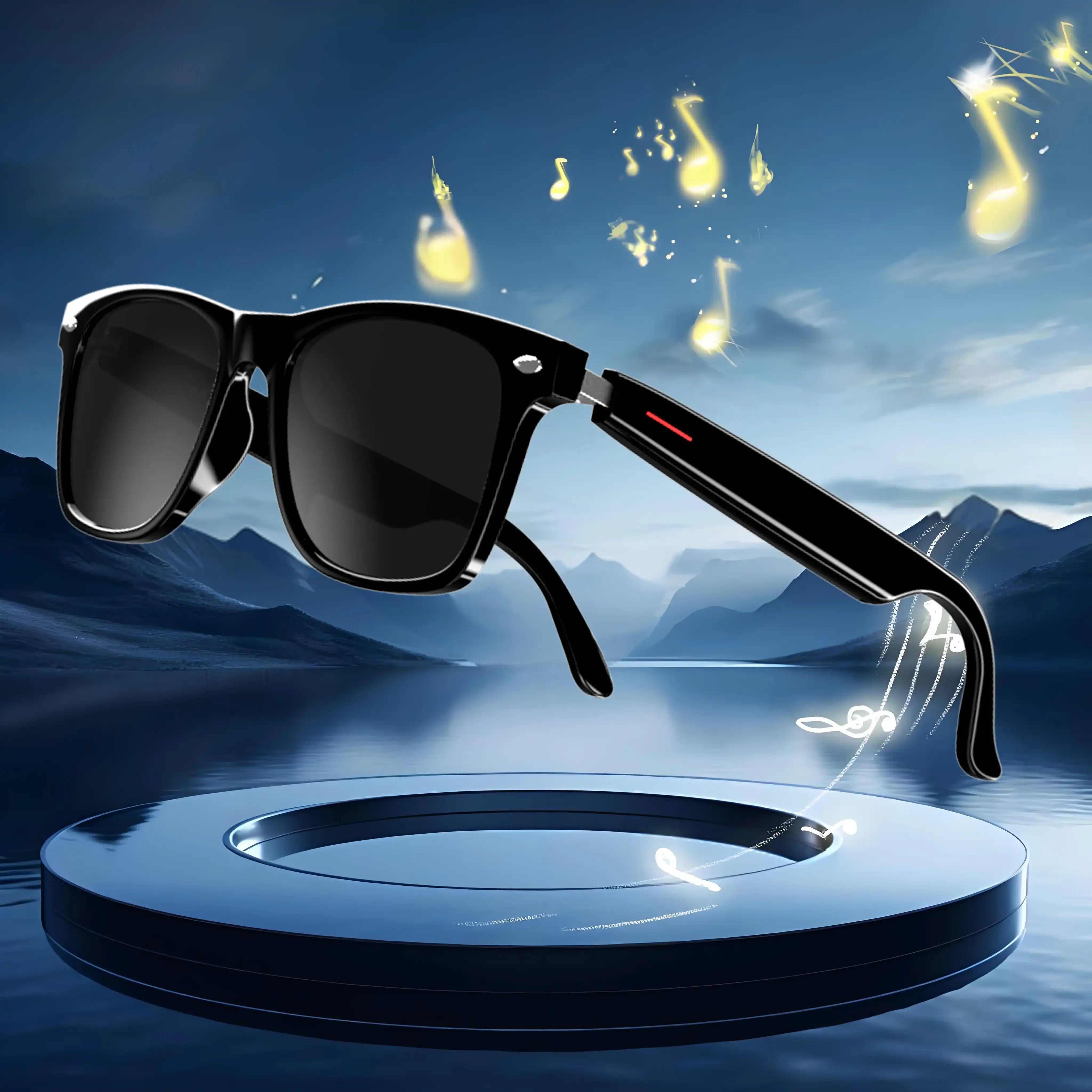 SENBONO Smart Glasses – Open-Ear Audio Sunglasses with Waterproof Bluetooth Headset for Men & Women 😎🎧