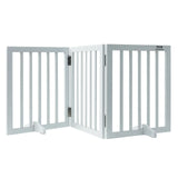 Vevor Free-Standing Dog Gate – 3 Panel Foldable Pet Gate for Narrow Passageways, Expandable Freestanding Barrier for Dogs & Pets