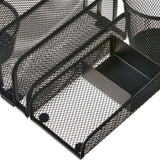 Metal Mesh Desk Organizer Set (4-Piece) – Complete Desktop Storage Suite