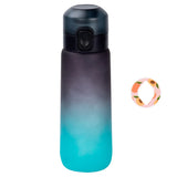 750ml Sports Water Bottle with Flavour Pod – Air-Flavored Hydration Bottle for Outdoor & Travel