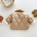 Children’s Teddy Bear Warm Cotton Jacket & Snow Pants Set – Korean Style Winter Coat for Boys & Girls