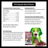 Dog Snacks Beef Particles – Nutritious, Chewy Training Rewards for Puppies & Adult Dogs, Delicious Digestive-Friendly Pet Treats