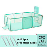 Rectangle Baby Playpen for Indoor Use – Safe Play Yard for 6-36 Months
