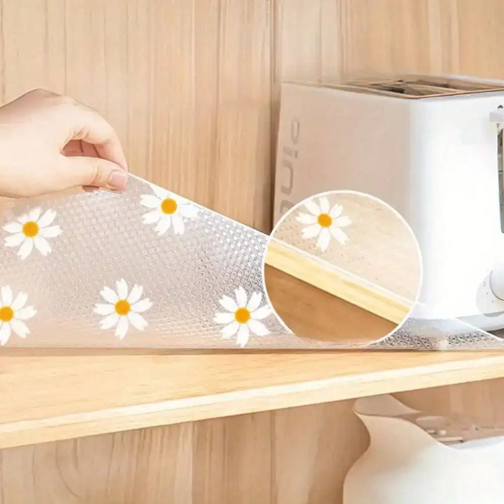 Waterproof Non-Slip Shelf Liner Roll 300 cm – Daisy Design Cabinet & Drawer Mat for Kitchen