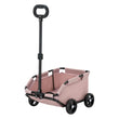 Safe Hair-Free Pet Carrier Stroller – 4-Wheel Folding Cart for Small Dogs & Cats, Travel, Shopping & Walking