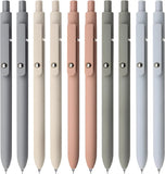 Gel Pens – 5-Pack 0.5mm Black Ink Retractable Pens with Silicone Grip & Metal Clip ✍️