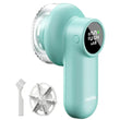 Electric Lint Remover – Rechargeable Fabric Shaver with LED Display & 3-Speed for Clothes & Upholstery