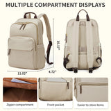 Simple Large Capacity Laptop Backpack for Women – Travel, Business & Teacher School Shoulder Bag