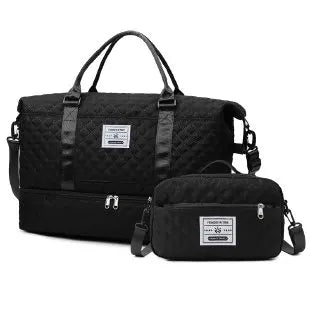 Large-Capacity Travel Duffle Bag – Multi-Purpose Sports, Gym, Yoga & Weekend Overnight Tote with Luggage Organizer Features