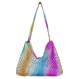 Large-Capacity Glitter Evening Clutch – Women’s Fashion Shoulder & Underarm Handbag for Parties, Weddings & Cocktails