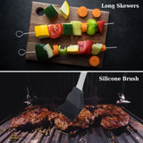 “20-Piece BBQ Grill Tool Set – Heavy Duty Stainless Steel Barbecue Utensils & Accessories Kit for Outdoor Grilling”