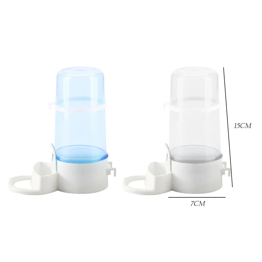 Bird Water Drinker & Feeder Container – Cage Dispenser for Parrots, Squirrels & Small Birds, Food & Water Box Accessory
