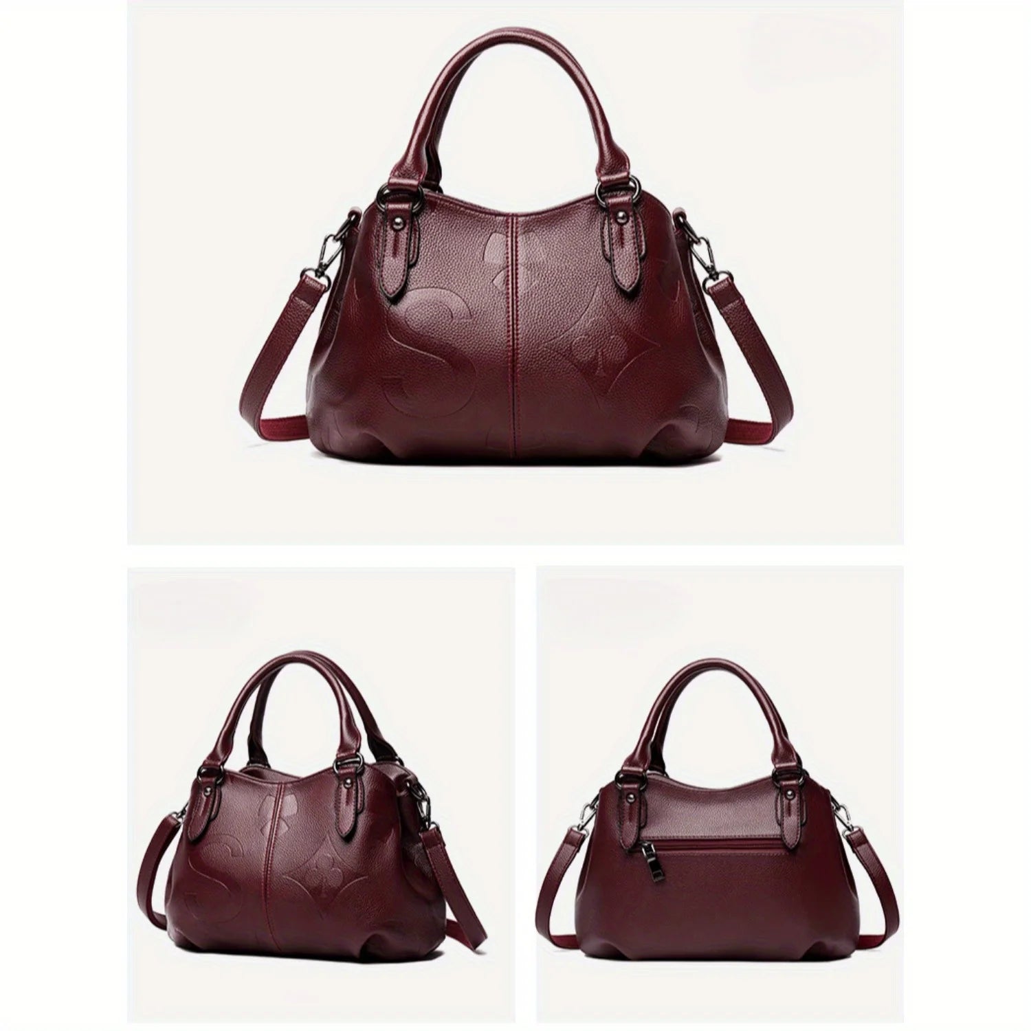 2025 women’s fashion crossbody tote bag – large-capacity commuter handbag for work, shopping & daily use, elegant shoulder purse