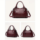 2025 women’s fashion crossbody tote bag – large-capacity commuter handbag for work, shopping & daily use, elegant shoulder purse