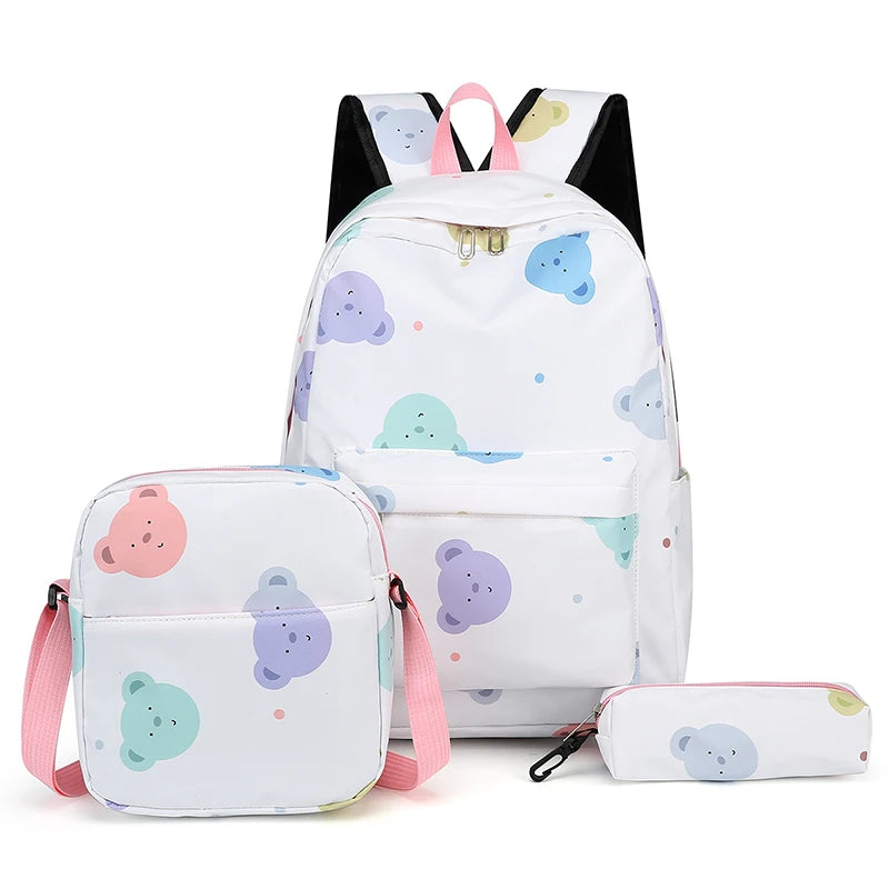 Chic Korean-Japanese Style Large Capacity Student Backpack – Junior & High School Teen Girls