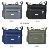 Men’s Oxford Cloth Crossbody Sling Bag – Large-Capacity Lightweight Shoulder Travel Bag for Daily Versatile Use