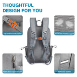 Large-capacity pickleball racket backpack – portable paddle bag rucksack for hiking, sports, traveling & outdoor outings