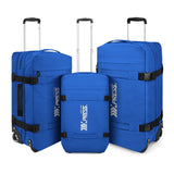3-in-1 Waterproof Rolling Duffel Set (20”-26”-30”) – Softside Trolley Travel Bags for Long Trips & Outdoor Adventures