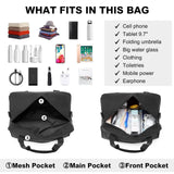 KONO 35×20×20 cabin bag – Ryanair under-seat 14L carry-on duffel, unisex hand luggage for travel, flights & sports