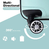 Travelhouse 3-Piece Hardshell Luggage Set – Spinner Wheels, TSA Lock, Lightweight Travel Trio