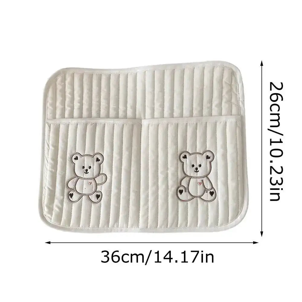 Bedside Hanging Baby Crib Organizer – Multi-Pocket Nursery Storage Bag