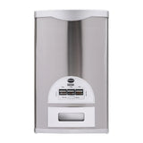 Stainless Steel Rice Storage Container & Dispenser – Large Capacity Grain Keeper (30.5 × 22 × 50 cm)