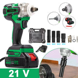 Ruiba 1/2" Brushless Electric Impact Wrench – 650Nm Cordless Power Tool for Makita 21V Battery 🔧⚡