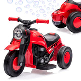 Battery-Powered 6V Kids Ride-On Bubble Motorcycle with LED Headlights & Music – Ages 2-5