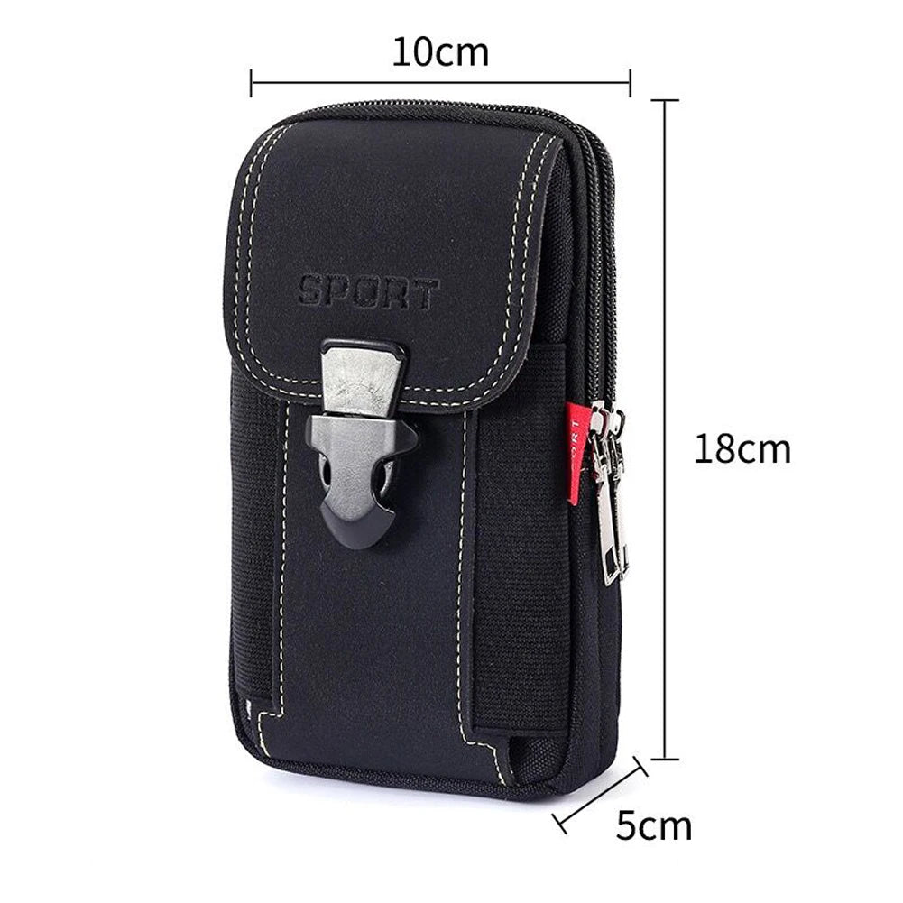 EDC Tactical MOLLE Waist Bag – Outdoor Fanny Pack & Phone Pouch | Belt-Mounted MOLLE Coin Purse for Camping & Hiking
