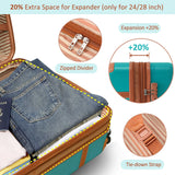 3-Piece Expandable Luggage Set (20”-24”-28”) – Lightweight Rolling Suitcases with 8 Spinner Wheels & TSA Lock