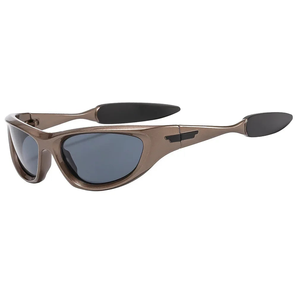 Luxury Y2K Sunglasses – Vintage Punk Designer Shades with UV400 Protection for Men & Women, Sport & Riding Goggles