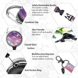 ID Badge Holder Combo – Retractable Badge Reel & Lanyard with Clip; Secure Name Tag Display for Work or Office