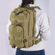 30 L Outdoor MOLLE Canvas Backpack – Tactical / Hiking / Camping Daypack