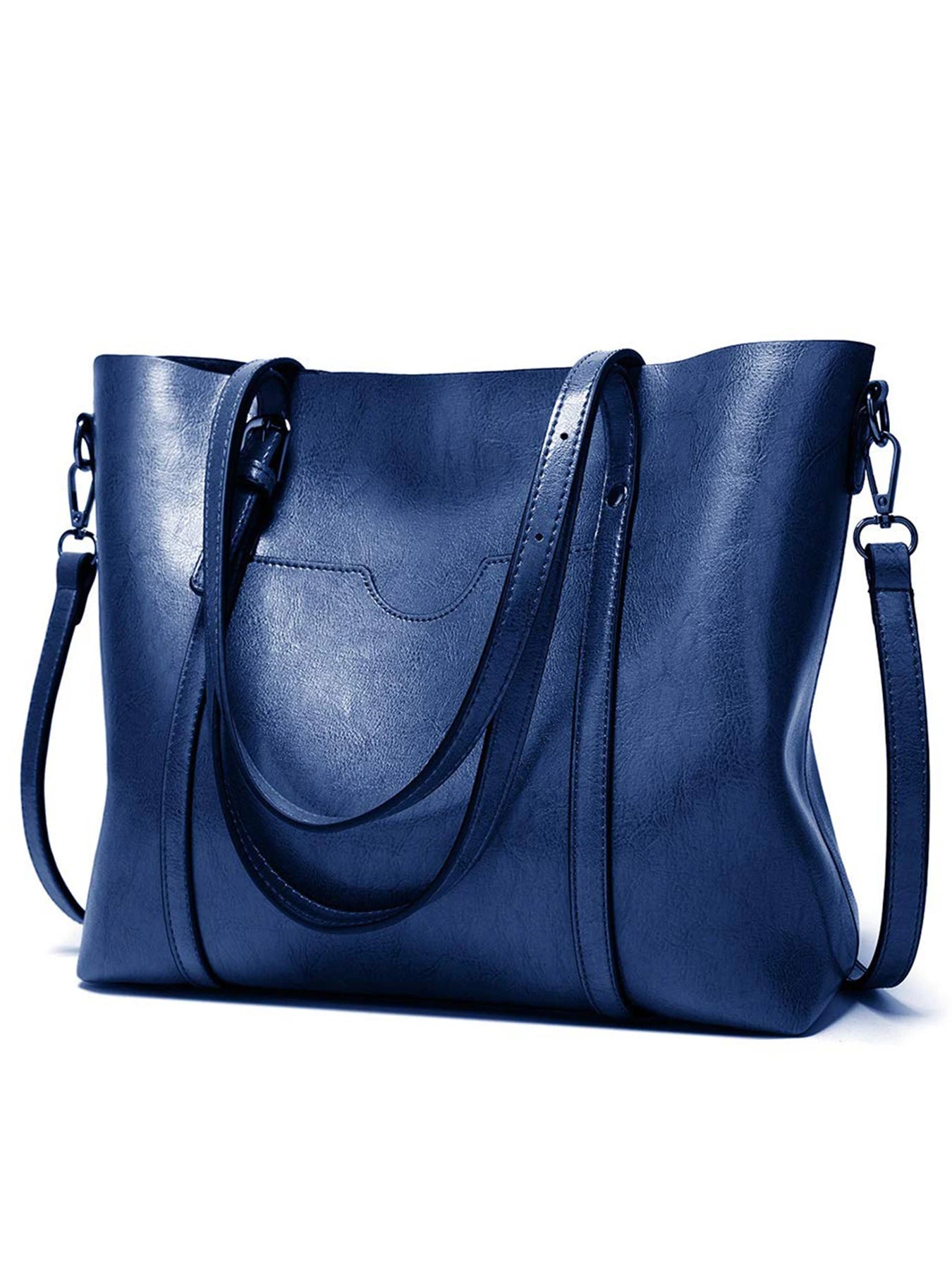 Pahajim women’s leather handbag – elegant top-handle satchel purse, classic tote bag for women’s fashion & daily use