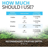 AquaTerra Volcanic Aquarium Substrate – 8.8 lb Plant-Growth Soil for Freshwater Tanks & Shrimp Habitats