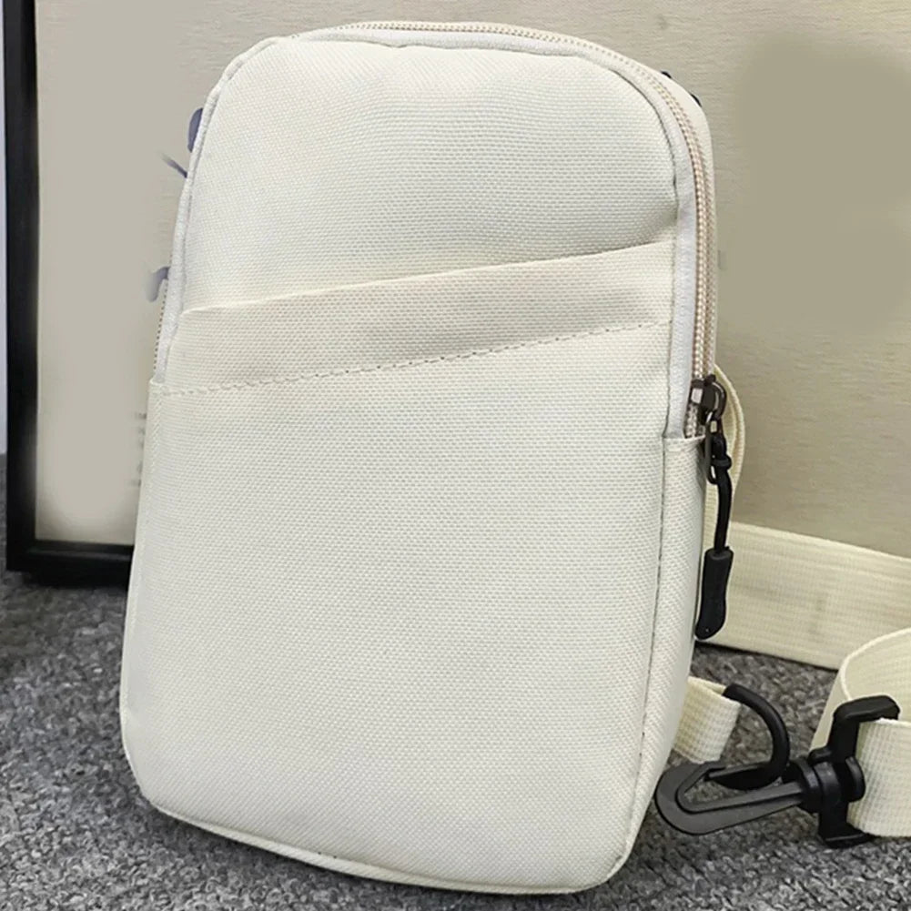 Men’s Moto Biker Chest Crossbody Bag — Outdoor Sports Sling Messenger Shoulder Pack