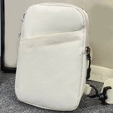 Men’s Moto Biker Chest Crossbody Bag — Outdoor Sports Sling Messenger Shoulder Pack