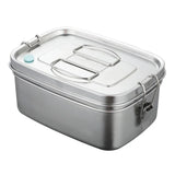 2-Layer Stainless Steel Bento Lunch Box – 1000 ml Insulated Food Container for School, Office & Kitchen