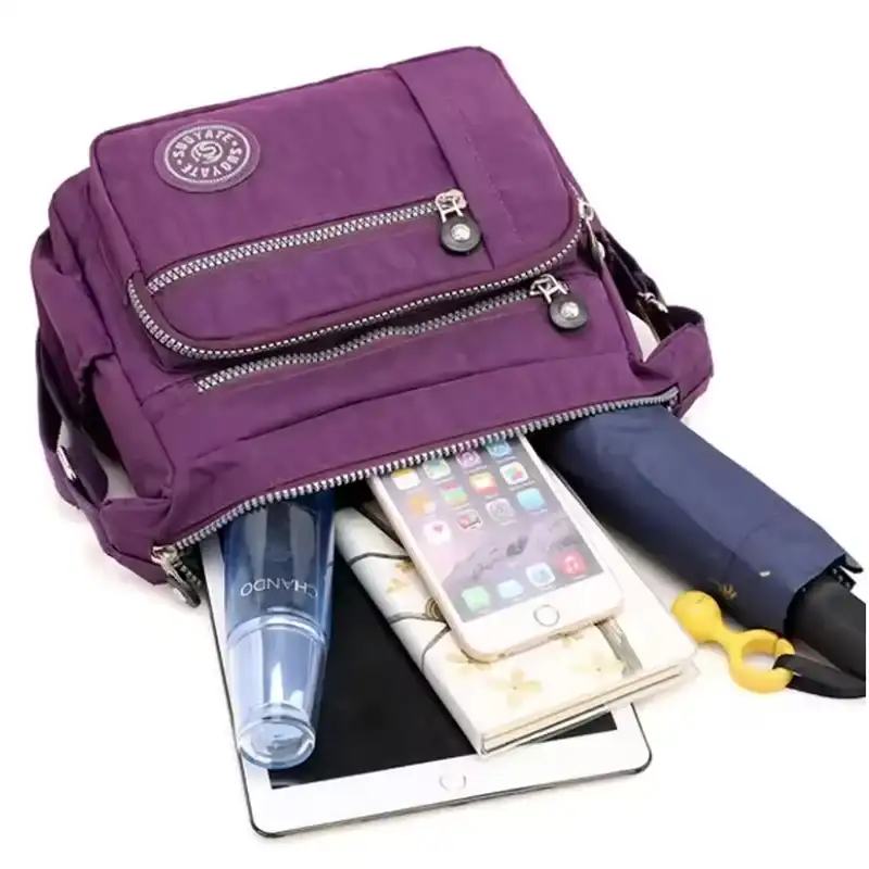 Multifunctional Outdoor Crossbody Bag for Women – Waterproof Nylon Shoulder & Handbag Messenger Bag (Diagonal Carry)